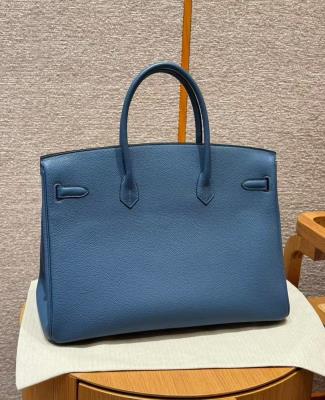 wholesale quality hermes birkin 40 togo blue agate phd